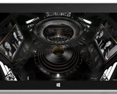 Music Stage On Tablet
