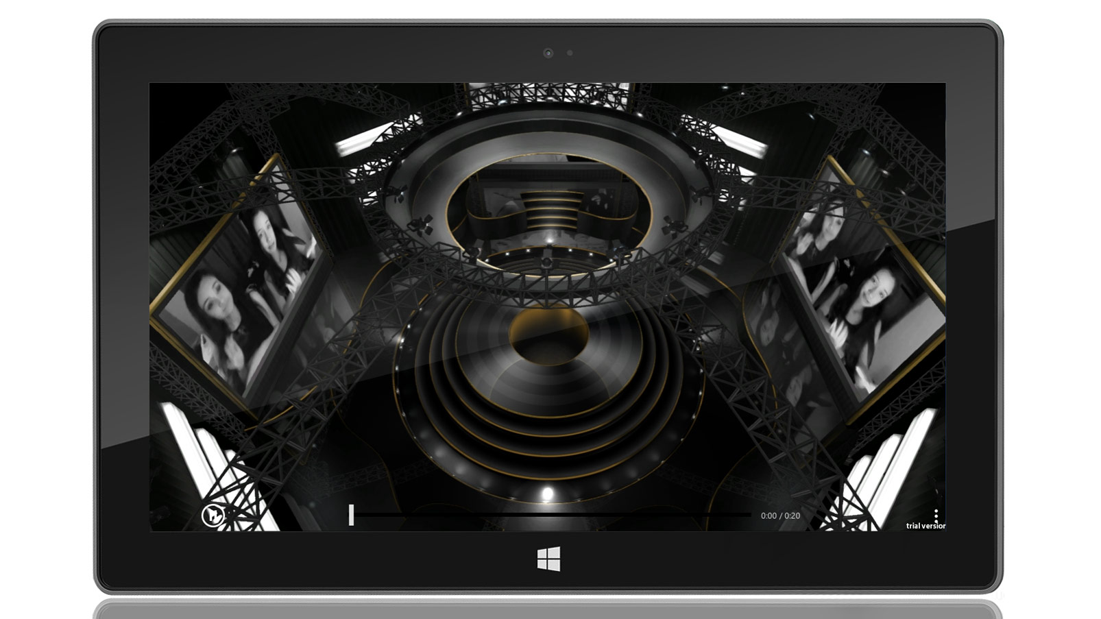 Music Stage On Tablet